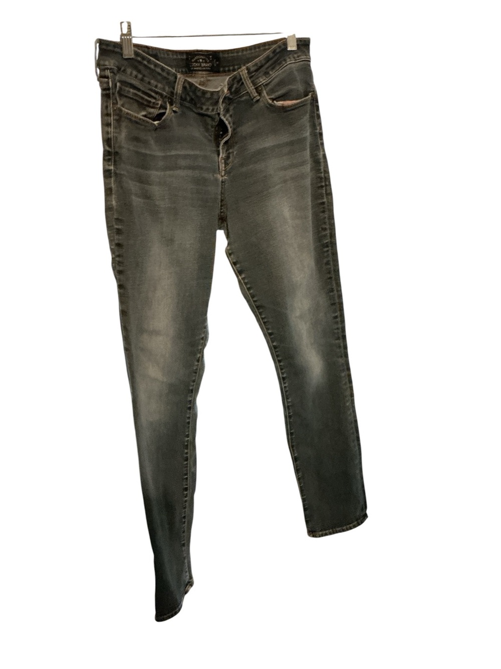 Lucky Brand Women’s Faded Grey Skinny Jeans